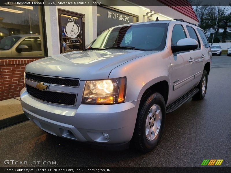Silver Ice Metallic / Ebony 2013 Chevrolet Tahoe LT 4x4