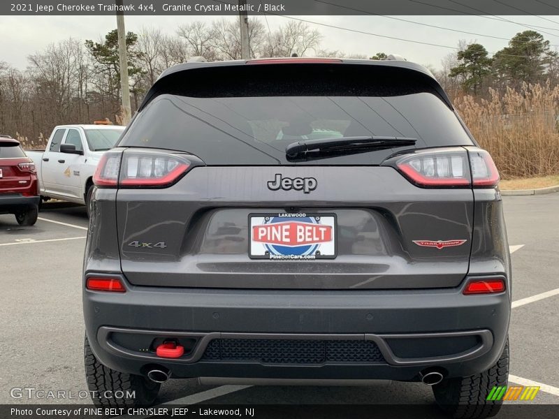 Granite Crystal Metallic / Black 2021 Jeep Cherokee Traihawk 4x4
