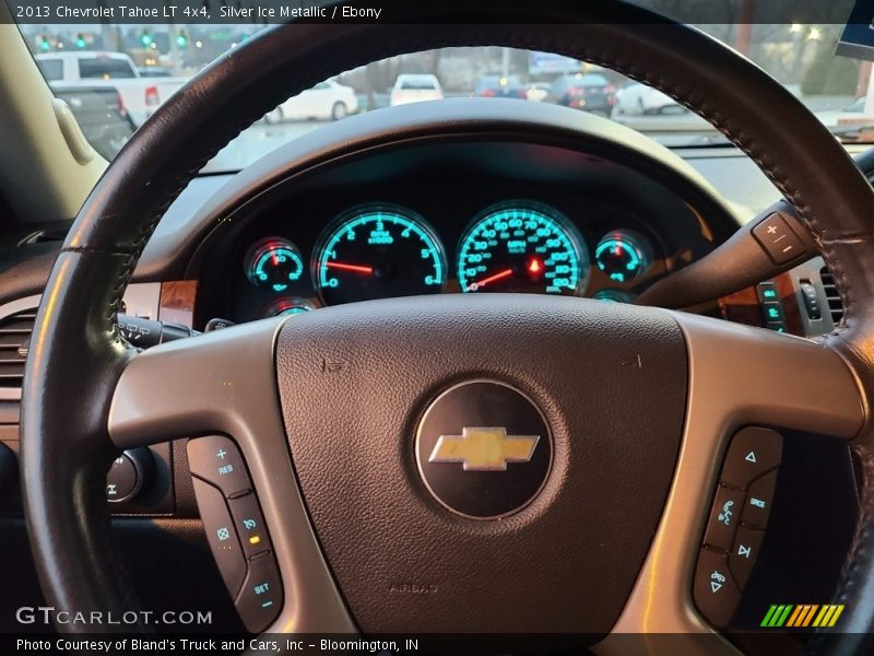 Silver Ice Metallic / Ebony 2013 Chevrolet Tahoe LT 4x4