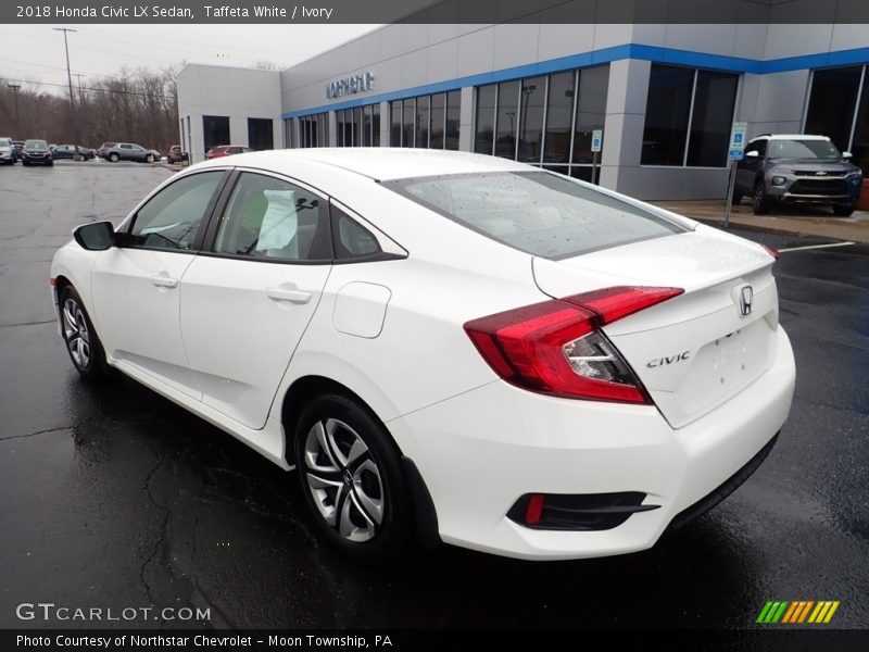 Taffeta White / Ivory 2018 Honda Civic LX Sedan