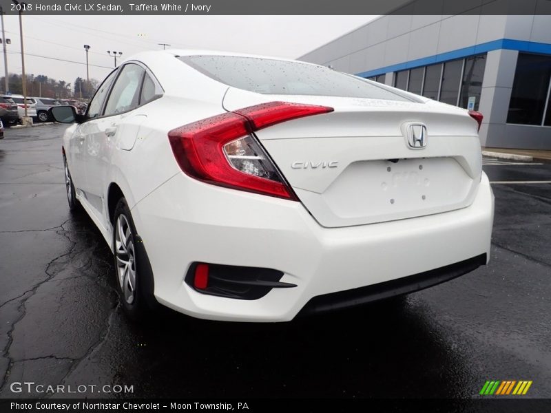 Taffeta White / Ivory 2018 Honda Civic LX Sedan