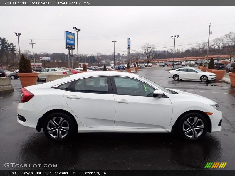 Taffeta White / Ivory 2018 Honda Civic LX Sedan