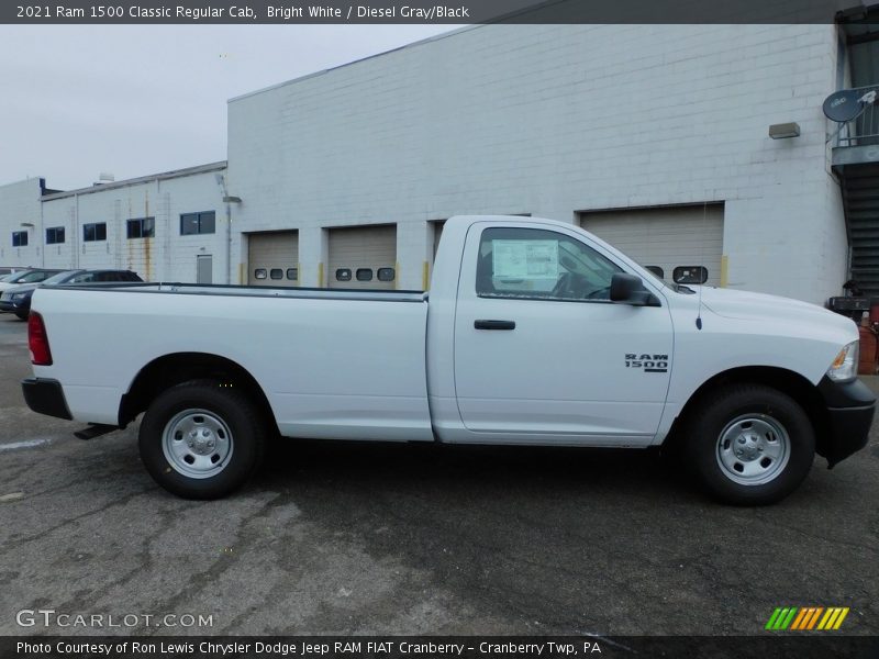 Bright White / Diesel Gray/Black 2021 Ram 1500 Classic Regular Cab