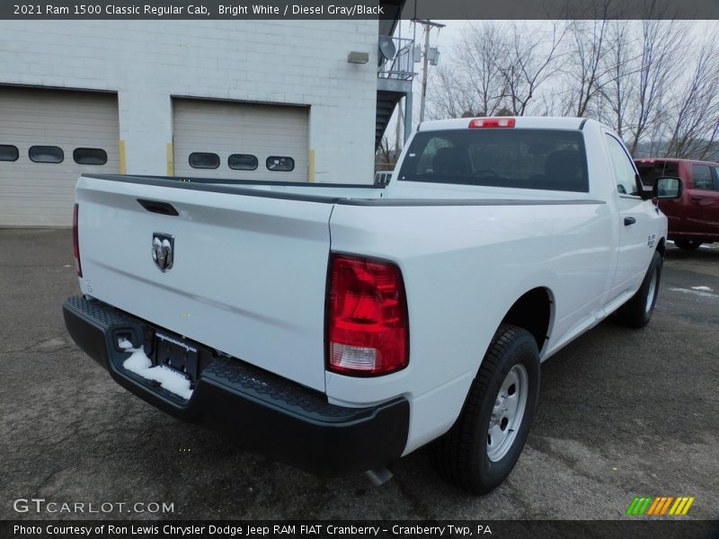 Bright White / Diesel Gray/Black 2021 Ram 1500 Classic Regular Cab