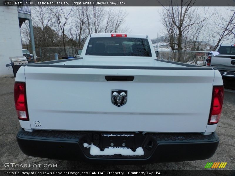Bright White / Diesel Gray/Black 2021 Ram 1500 Classic Regular Cab