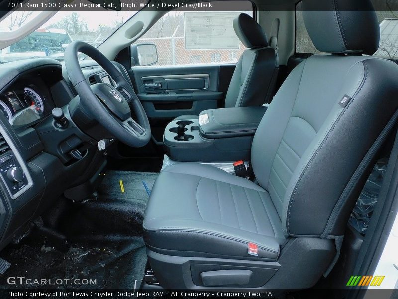 Bright White / Diesel Gray/Black 2021 Ram 1500 Classic Regular Cab
