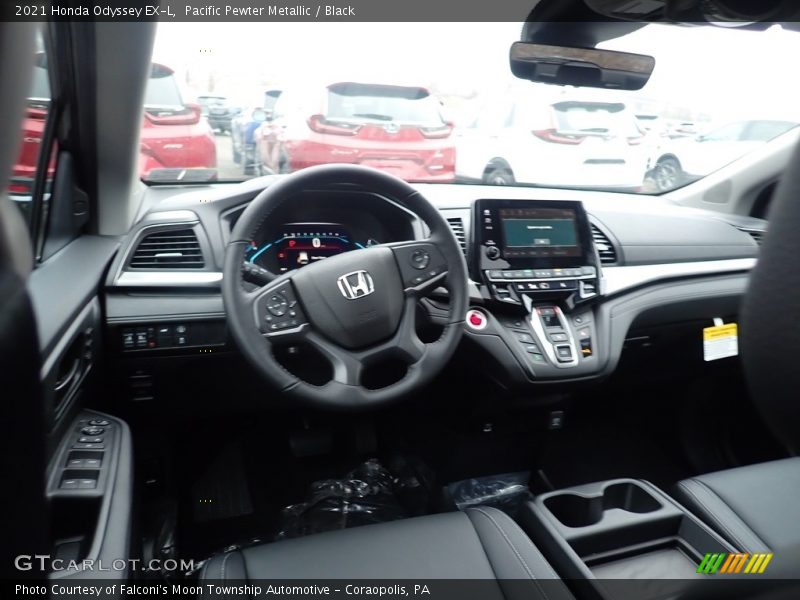 Pacific Pewter Metallic / Black 2021 Honda Odyssey EX-L