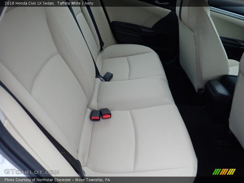 Taffeta White / Ivory 2018 Honda Civic LX Sedan