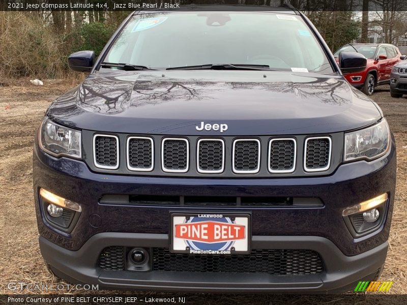 Jazz Blue Pearl / Black 2021 Jeep Compass Latitude 4x4