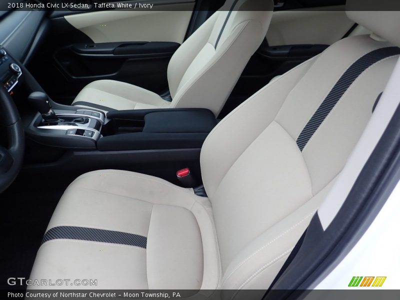 Taffeta White / Ivory 2018 Honda Civic LX Sedan