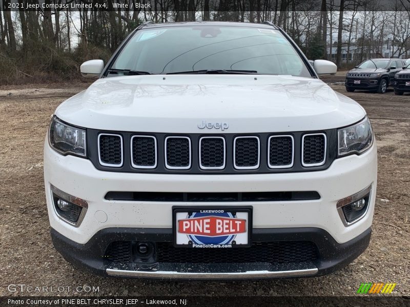 White / Black 2021 Jeep Compass Limited 4x4
