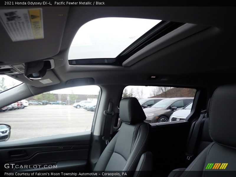 Pacific Pewter Metallic / Black 2021 Honda Odyssey EX-L
