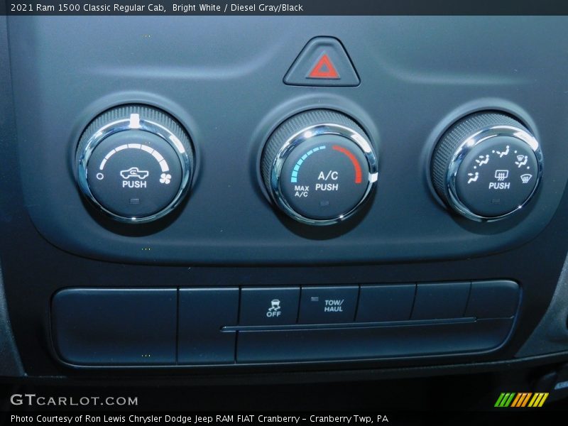 Bright White / Diesel Gray/Black 2021 Ram 1500 Classic Regular Cab