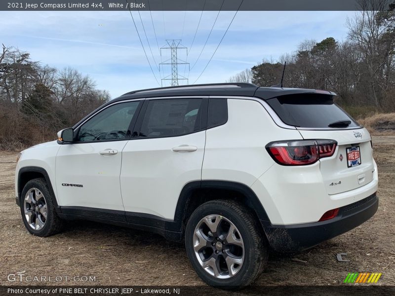 White / Black 2021 Jeep Compass Limited 4x4
