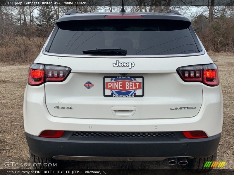 White / Black 2021 Jeep Compass Limited 4x4