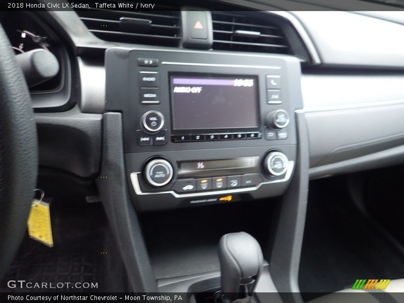 Taffeta White / Ivory 2018 Honda Civic LX Sedan