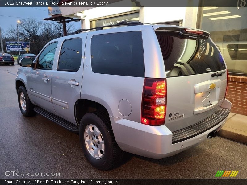 Silver Ice Metallic / Ebony 2013 Chevrolet Tahoe LT 4x4