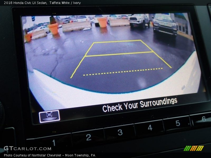 Taffeta White / Ivory 2018 Honda Civic LX Sedan