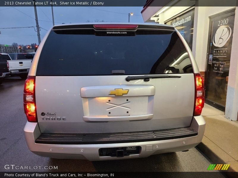 Silver Ice Metallic / Ebony 2013 Chevrolet Tahoe LT 4x4