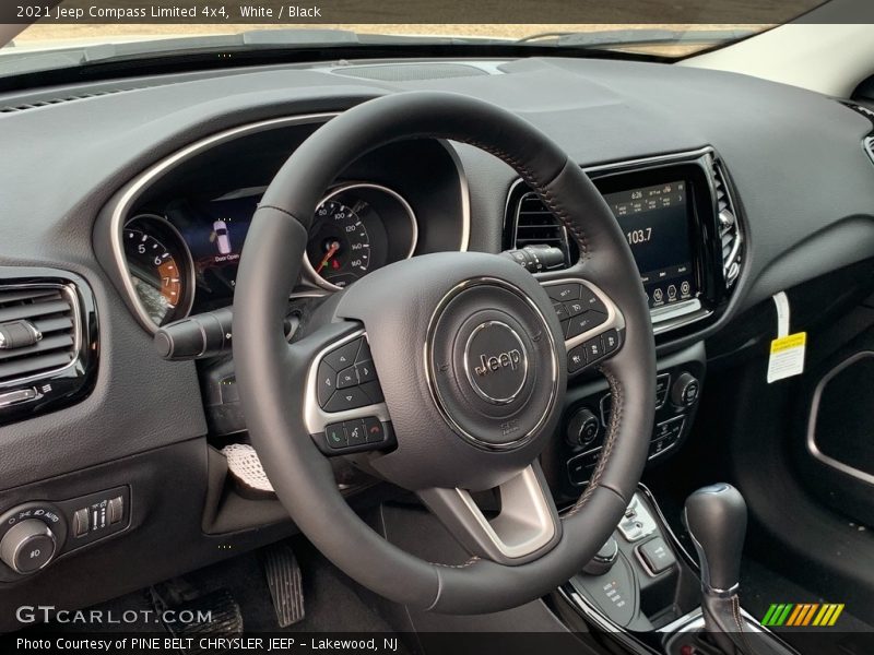 White / Black 2021 Jeep Compass Limited 4x4