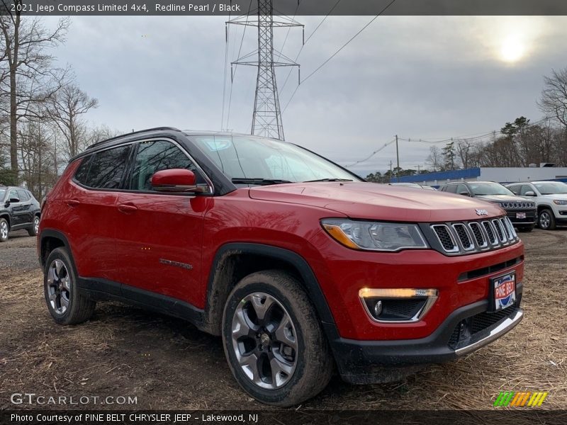 Redline Pearl / Black 2021 Jeep Compass Limited 4x4