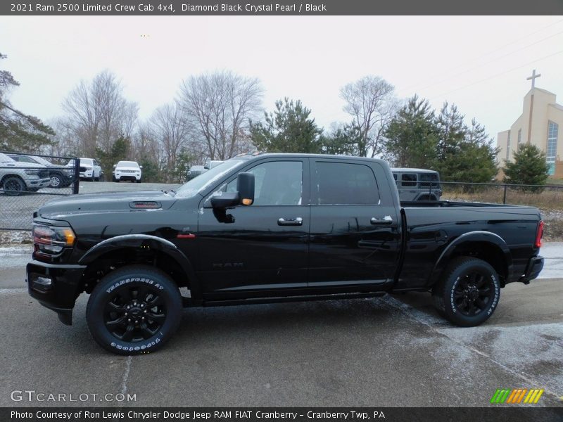 Diamond Black Crystal Pearl / Black 2021 Ram 2500 Limited Crew Cab 4x4