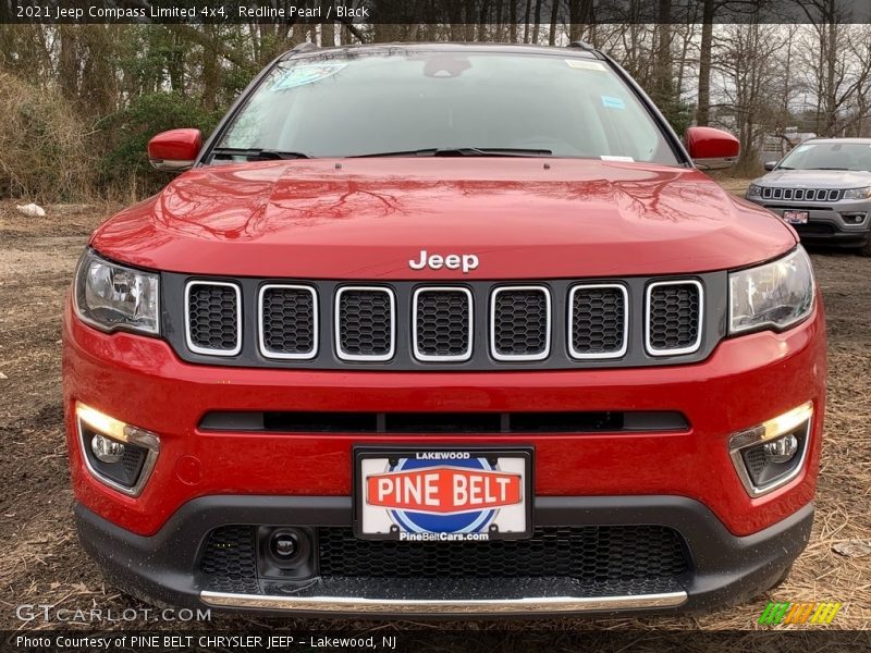 Redline Pearl / Black 2021 Jeep Compass Limited 4x4