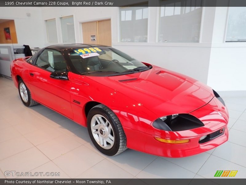 Bright Red / Dark Gray 1995 Chevrolet Camaro Z28 Coupe