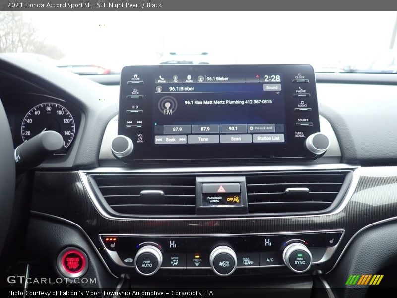 Still Night Pearl / Black 2021 Honda Accord Sport SE