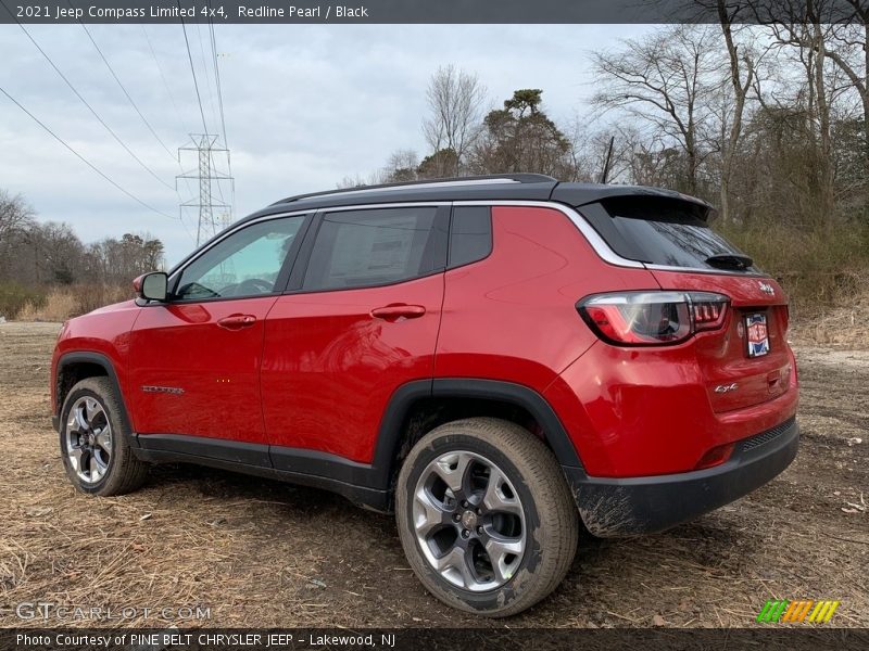Redline Pearl / Black 2021 Jeep Compass Limited 4x4