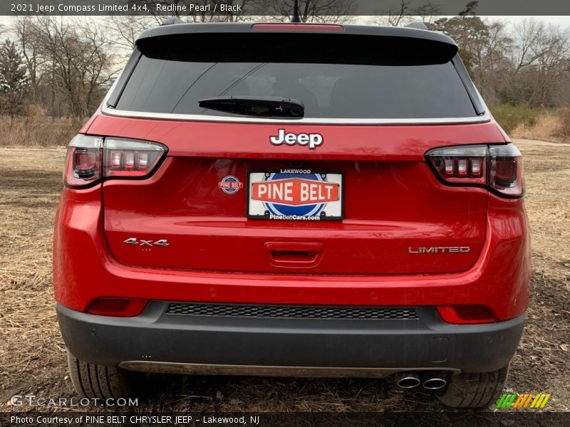 Redline Pearl / Black 2021 Jeep Compass Limited 4x4