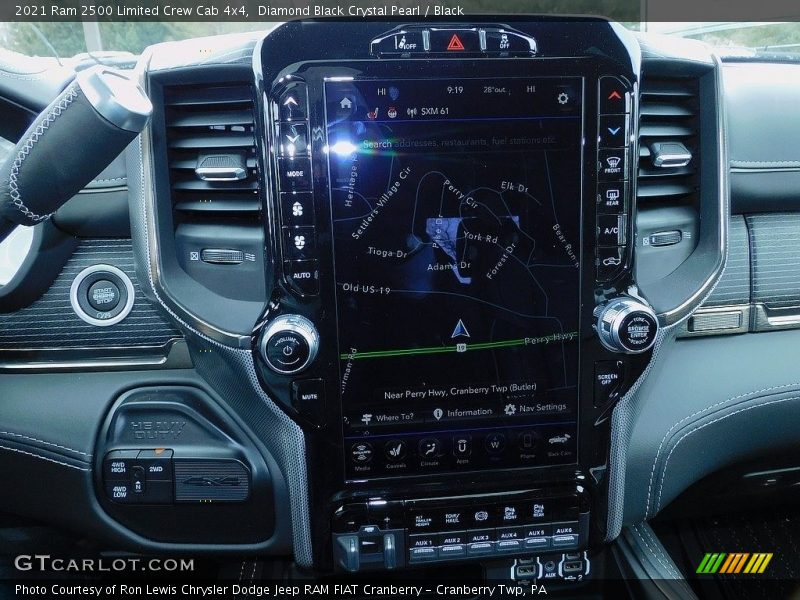 Controls of 2021 2500 Limited Crew Cab 4x4