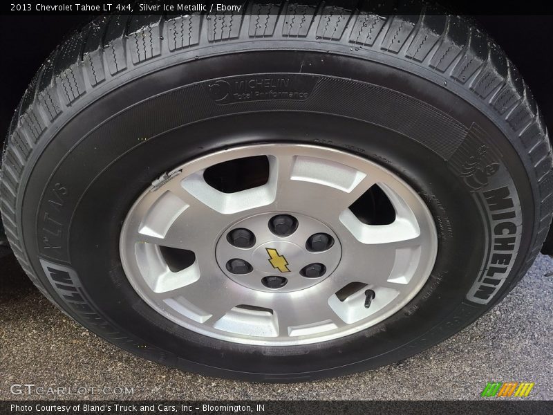 Silver Ice Metallic / Ebony 2013 Chevrolet Tahoe LT 4x4