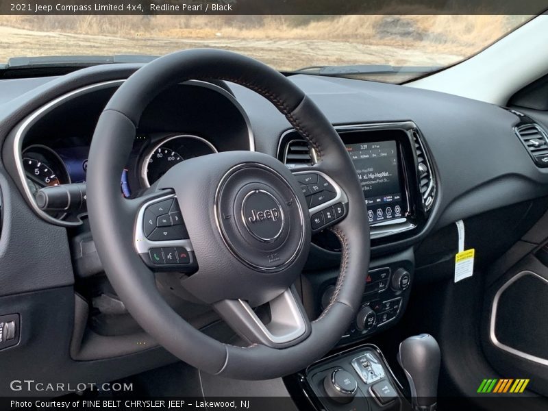 Redline Pearl / Black 2021 Jeep Compass Limited 4x4