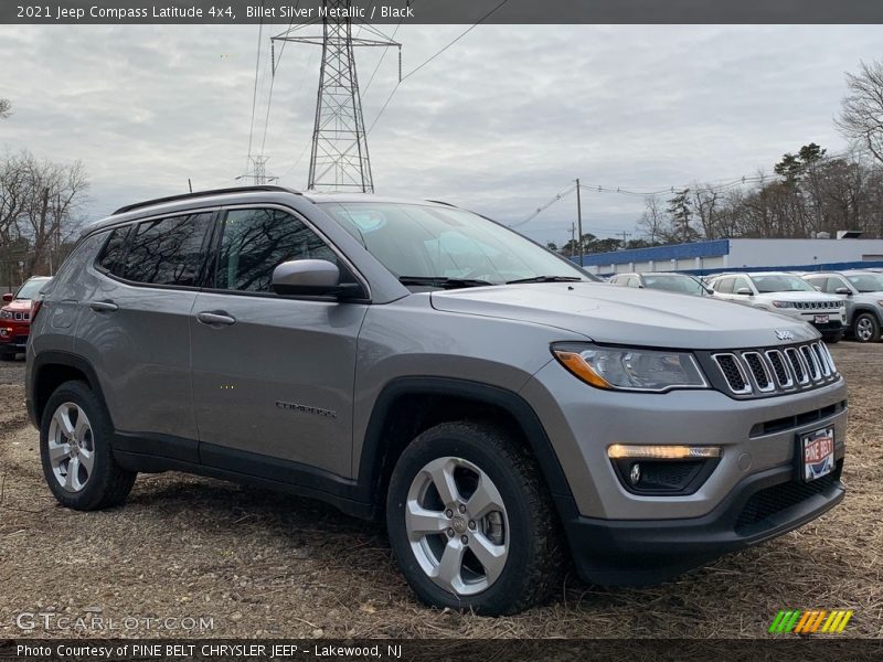Billet Silver Metallic / Black 2021 Jeep Compass Latitude 4x4