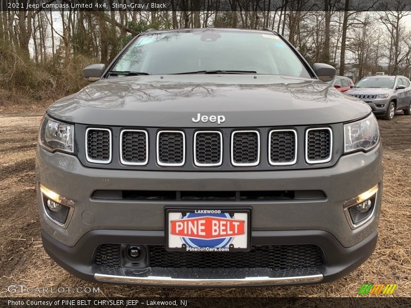 Sting-Gray / Black 2021 Jeep Compass Limited 4x4