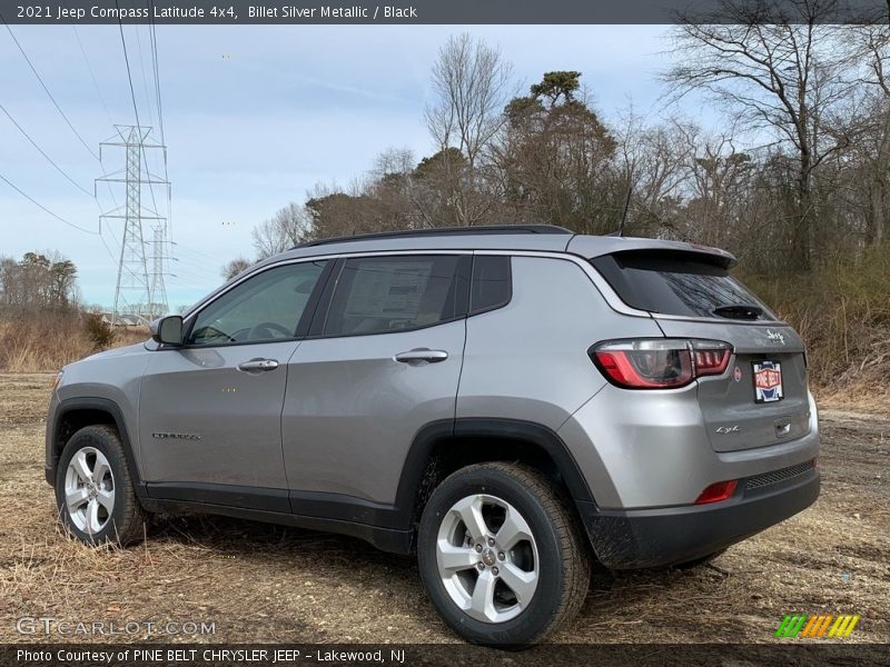 Billet Silver Metallic / Black 2021 Jeep Compass Latitude 4x4