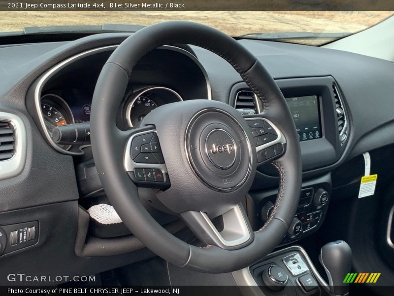 Billet Silver Metallic / Black 2021 Jeep Compass Latitude 4x4