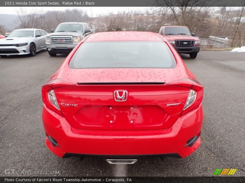 Rallye Red / Black 2021 Honda Civic Sport Sedan