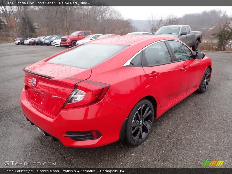 Rallye Red / Black 2021 Honda Civic Sport Sedan