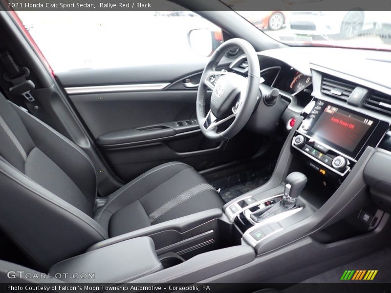 Rallye Red / Black 2021 Honda Civic Sport Sedan
