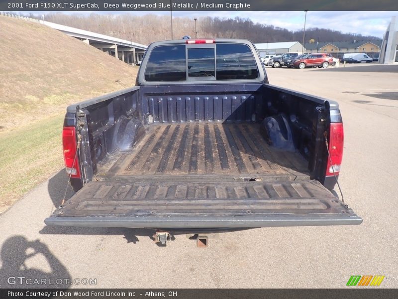 Deep Wedgewood Blue Metallic / Medium Graphite 2001 Ford F150 XLT SuperCab