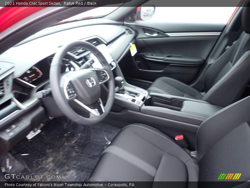 Rallye Red / Black 2021 Honda Civic Sport Sedan