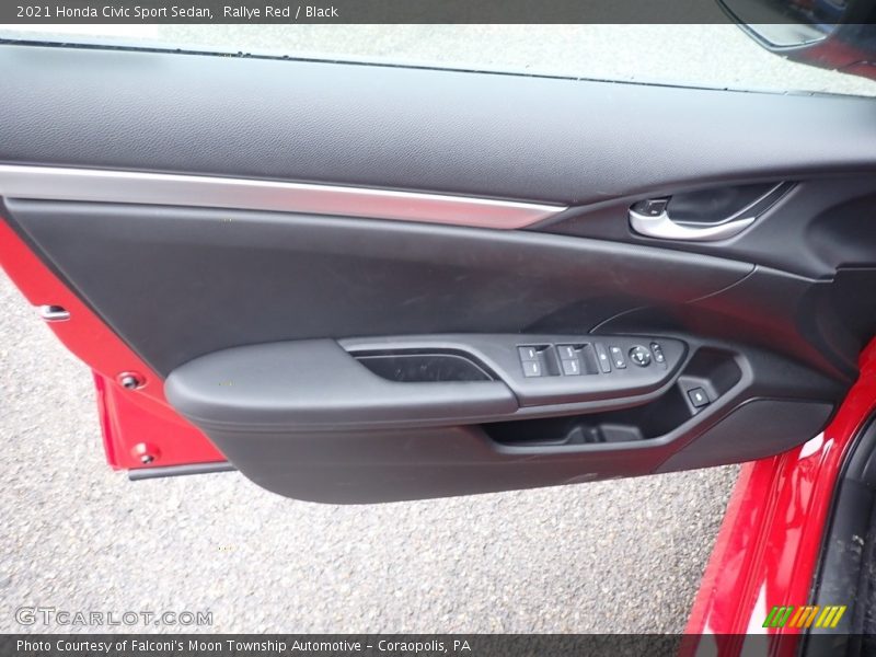 Rallye Red / Black 2021 Honda Civic Sport Sedan