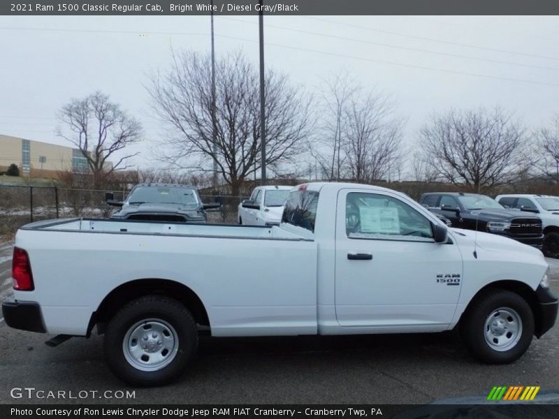 Bright White / Diesel Gray/Black 2021 Ram 1500 Classic Regular Cab