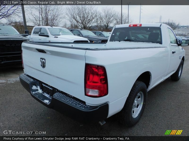 Bright White / Diesel Gray/Black 2021 Ram 1500 Classic Regular Cab