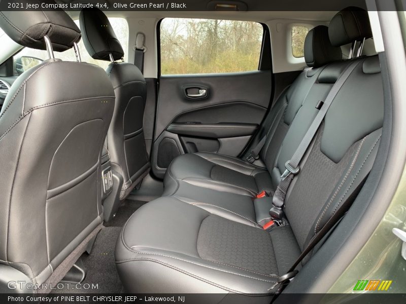 Olive Green Pearl / Black 2021 Jeep Compass Latitude 4x4