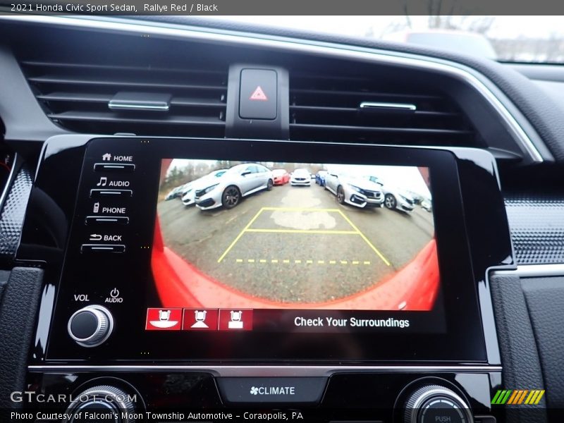 Rallye Red / Black 2021 Honda Civic Sport Sedan