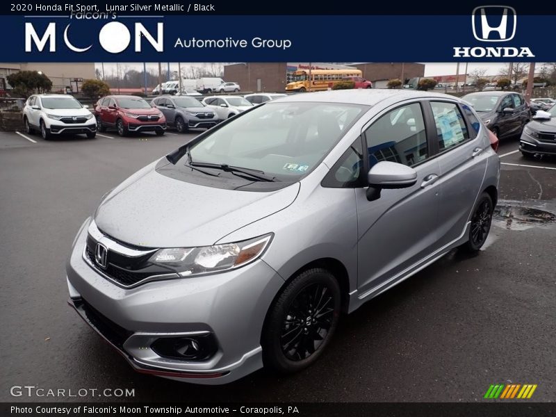 Lunar Silver Metallic / Black 2020 Honda Fit Sport