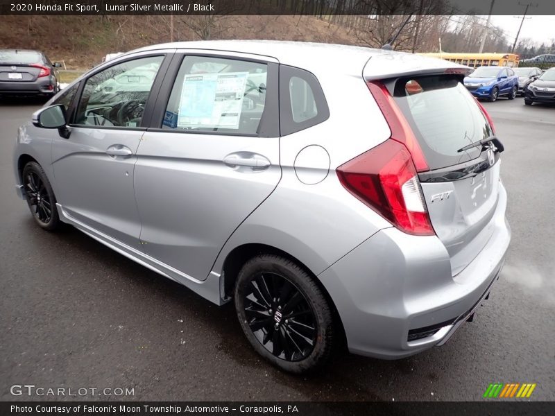 Lunar Silver Metallic / Black 2020 Honda Fit Sport